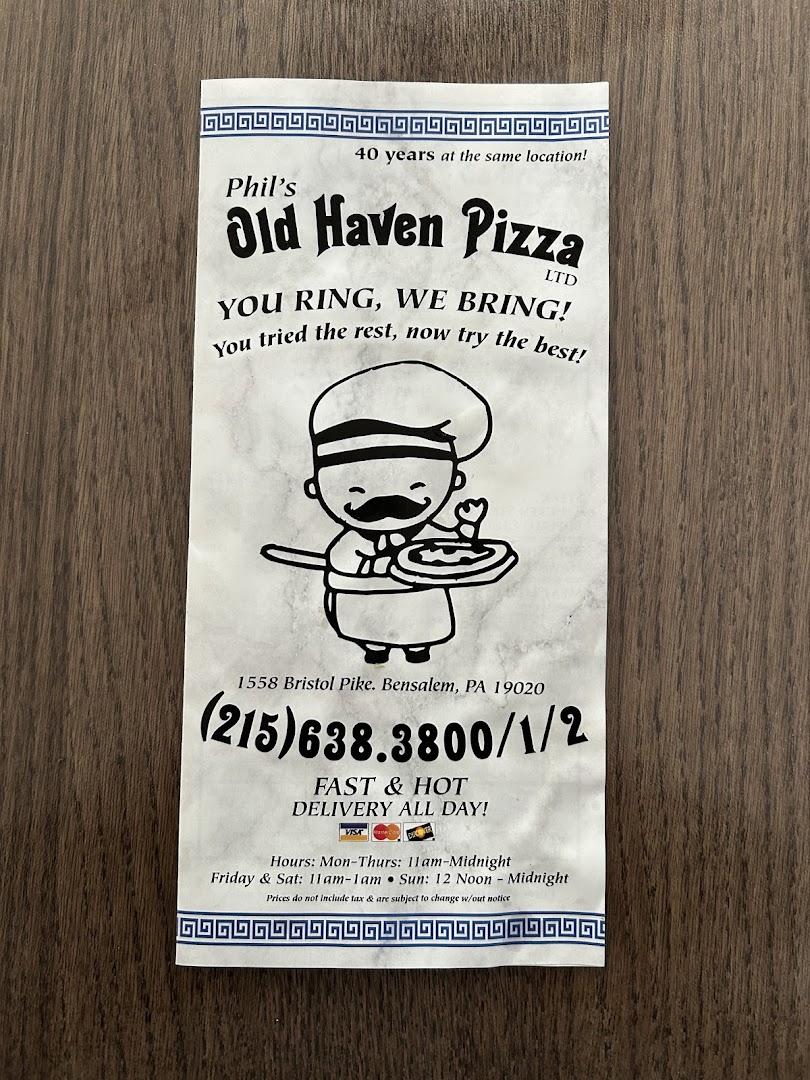 Old Haven Pizza Menu image 7